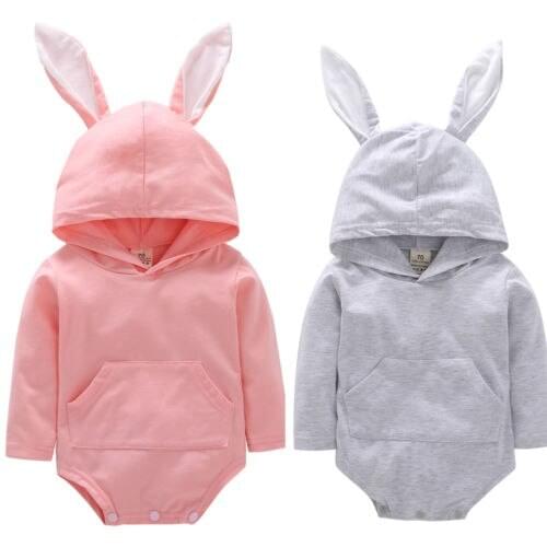Autumn Cartton Romper For Boys Girl Cute Newborn Baby Girl Boy Hooded Romper Long Sleeve Jumpsuit Casual Outfits