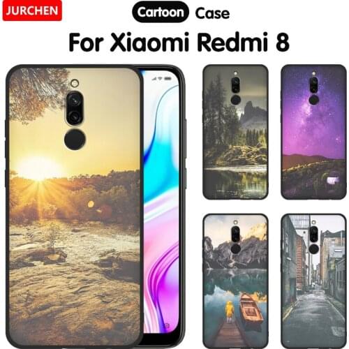 EiiMoo Global Phone Case For Xiaomi Redmi 8 Silicone Soft TPU Matte Back Cover For Xiaomi Redmi8 Case Redmi 8 Fashion Patterned