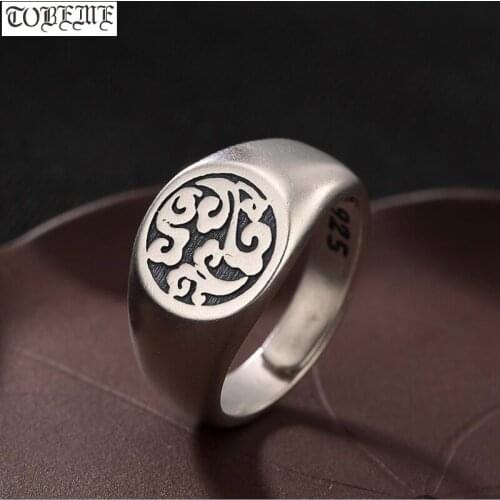 Handcrafted 100% 925 Silver Ring Lucky Symbol Ring Good Luck Ladys Ring Resizable