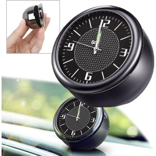 1pc Quartz Clock Simple and unique design Car Interior Ornament Luminous Digital Electronic Clock Decorative for most cars
