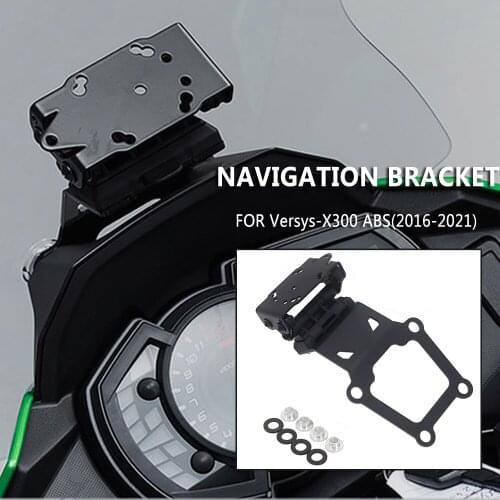 NEW Versys X300 Navigation Frame Motorcycle Accessories Modified Navigation Bracket Fit For KAWASAKI VERSYS X300 X-300 2021-2016