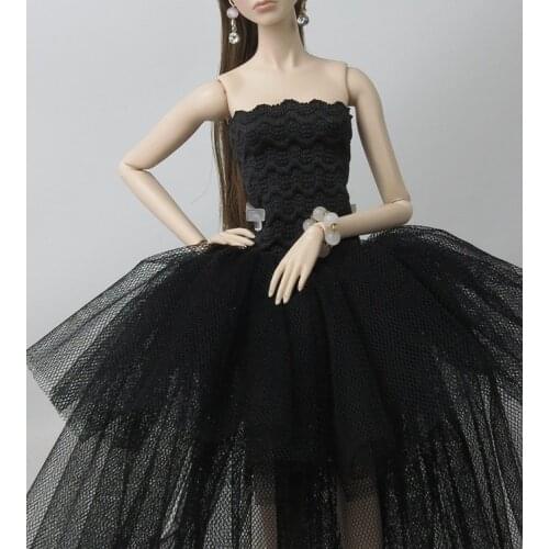 Genuine case for Barbie clothes Doll wedding dress Set Fantasy wardrobe gift box girl dress up clothes toys