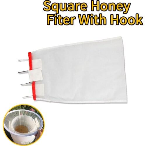 Beekeeping Bee Square Honey Filter with Hook Honey Filter Bees Keeping Apiculture Equipment and Tools for Beekeeper HDHG-004
