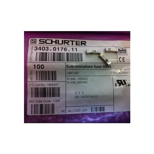 Surface Mount Fuses 3403.0176.11 UMT250 FUSE T 10A