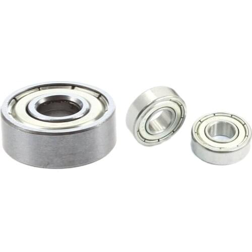 20 Pcs Single Row Shielded Deep Groove Ball Bearing 17Mm X 6Mm X 6Mm 606ZZ & 8Mm X 19Mm X 6Mm 698Z
