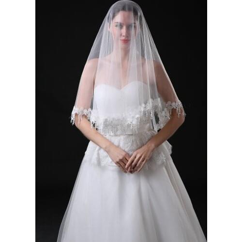 SlenyuBridal Wedding Short Veils