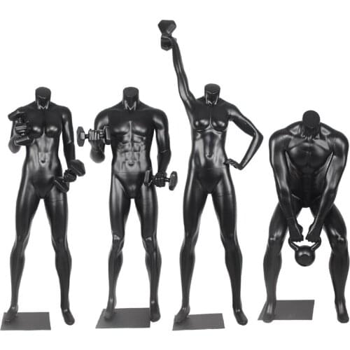 Sports Lifting Dumbbell Model Muscle Men and Women Whole Body Gym Manikin Hot Sale