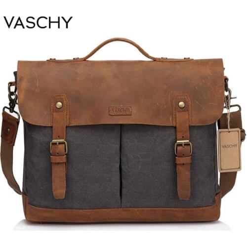 VASCHY Men's Handbags