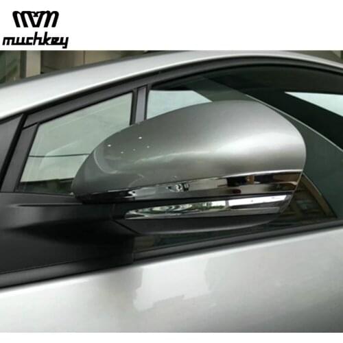 Exterior Accessories For Toyota Prius Phv Car Rear Tail Mirror Cover Side Wing Mirror Cover Trim Abs Chrome 2Pcs Car Styling