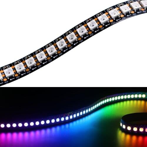 1M Matrix 5V SK6812 WS2812B Flexible LED Strip Ribbon Tape 5050 RGB SM 144leds/m Addressable Pixel Full Color Light Strip
