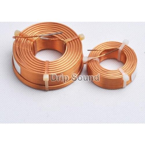 1pcs 1.2mm 2.0mH-4.8mH Speaker Crossover Audio Amplifier Inductor 4N Oxygen-Free Copper Wire Coil #Copper