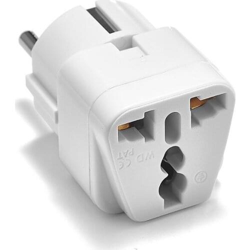 200pcs Universal UK/KR/EU Plug Wall Charger Outlet European British Travel Electrical AC Adapter Plug Socket Charging Converter