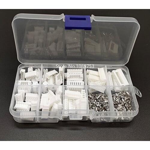 50 sets Kit 6p 7p 8p 9p 10 pin 2.0mm Pitch Terminal / Housing / Pin Header Connector Wire Connectors Adaptor PH Kits
