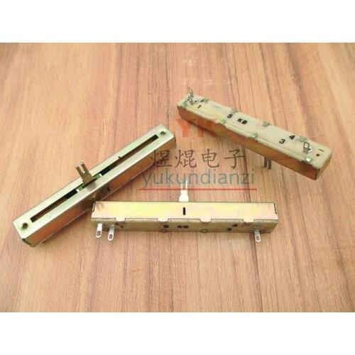 8.8cm B5K shaft length 15MM mono mixer sliding potentiometer fader vertical 88mm