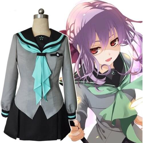 Anime Seraph Of The End: Vampire Reign Cosplay Costumes Shinoa Hiiragi Cosplay Costume Sailor Halloween Party Owari No Seraph