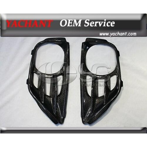 Car-Styling Carbon Fiber Exhaust Surround Fit For 2008-2010 Nissan R35 GTR B Style Exhaust Surround