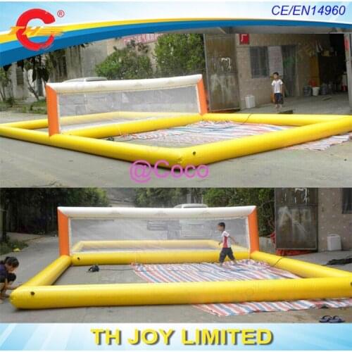 Free shipping to door! 10x5m Inflatable Sports Game, Commercial used Inflatable Water Beach Volleyball Court Outdoor