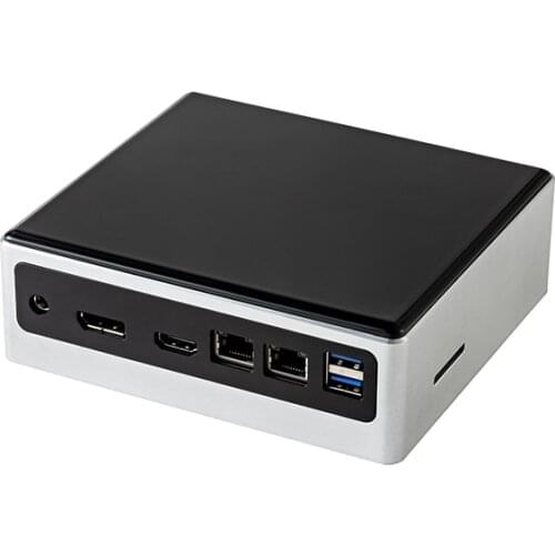 TOP Gaing Intel i7-10510U i5 10310U Quad Core 2*DDR4 2*Lan M.2 SSD NUC Win 10 WiFi HDMI Slim Computer UHD Graphics 4K TV Box