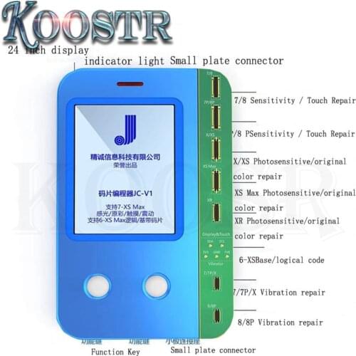 JC PR01000S V1 for 7/7P/8/8P/X/XR/XS/XS Max photosensitive Original color touch shock baseband Logic chip Almighty programmer