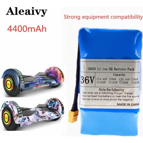 Electric scooter lithium battery pack 36v 10s2p 4.4Ah battery Single Cycle Voltage Hoverboard Battery batterie overboard