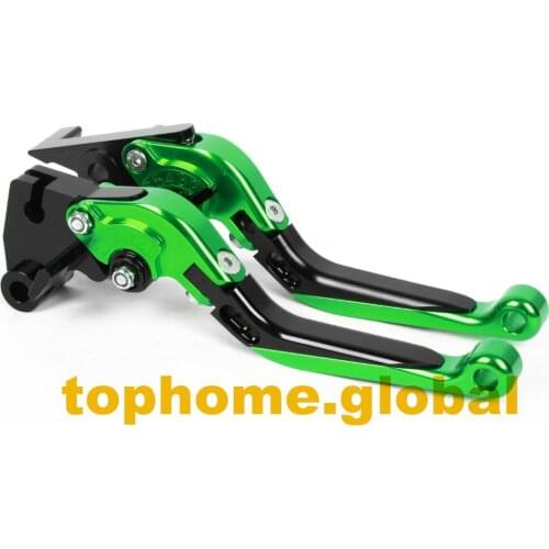 Red&Black Motorbike Accessories CNC Foldable&Extendable Brake Clutch Levers For Kawasaki VERSYS 2006-2008 2007