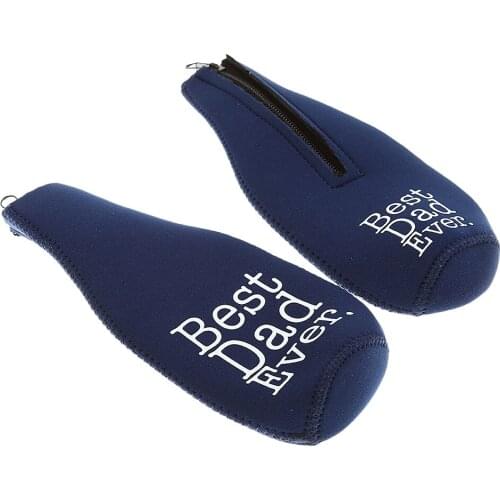 MagiDeal 2pcs Beer Can Bottle Cooler Sleeve Wrap Holder Wedding Party Decor Favors Gifts