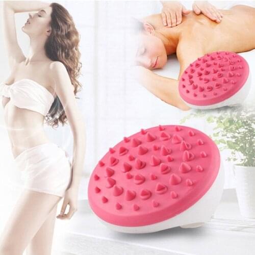 Handheld Silicone Multi-function Cellulite Remover Full Body Massager Brush Relaxing Bath Shower Scrubber Massage Scrub Tool