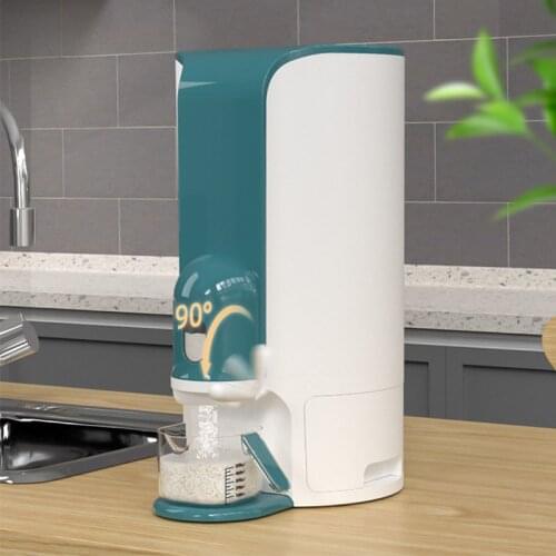 Can Store 12kg Rice Bucket Rice Dispenser Household Food Grade Storage Containers Storage Box Kitchen Organizer Cereal Dispenser