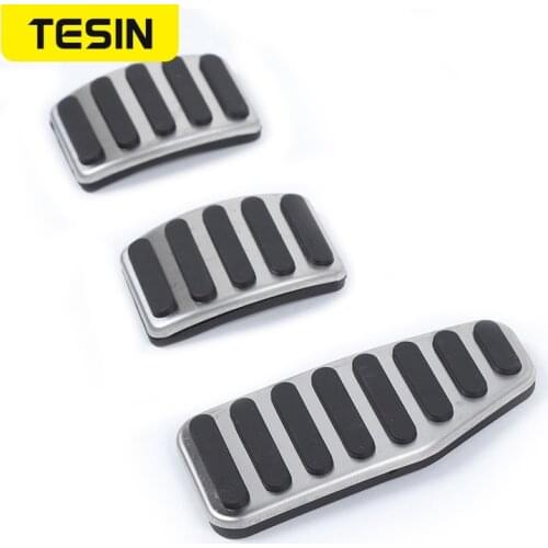 TESIN Foot Pedal for Suzuki Jimny Manual 2019 Car Gas Brake Pedal Decoration Cover for Suzuki Jimny 2019 2020 Accessories