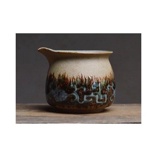 Featured Ancient Pottery Stone Pottery Tea Fair Cup Machine Is Not Hot Hand Pot Hand Grab Large Duck Mouth Tea Set Accessories