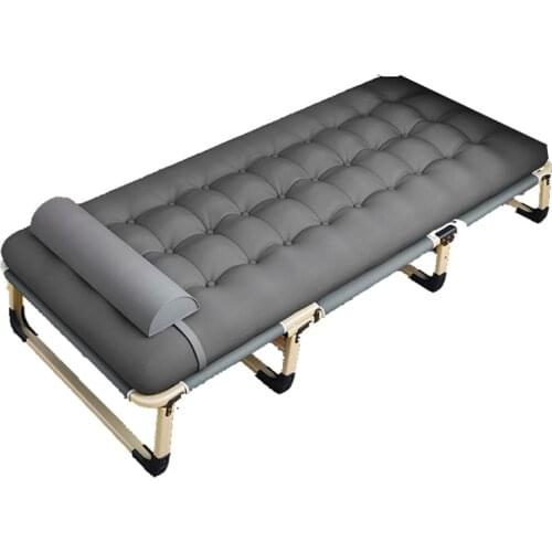 M8 Free Shipping Folding Bed Sun Lounger Sleeping Bed Office/Outdoor Camping Chaise Longue Nap Bed with Cushion Pillow/Mask/Bag