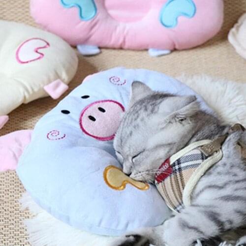 Cat and Dog Sleeping Pillows Pet Pillow Fashion Pillows Teddy Bear Pomeranian Dogs Supplies Dog Cat Mat Puppy Sleep Supply
