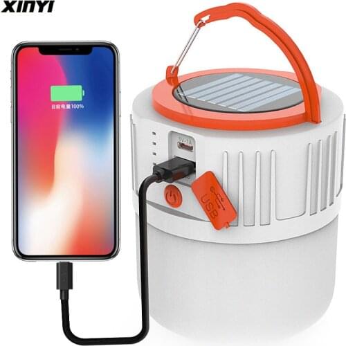 LED Solar Charging Light Energy-saving USB 42Lamp Bead Bulb Night Market Lamp Mobile Outdoor Camping Power Outage Emergency Lamp