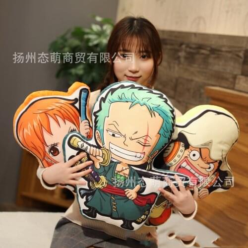 28CM Japanese Anime One Piece Luffy Namidoll Pillow Cartoon Figure short Plush Doll Soft Stuffed Toys Children christmas Gift
