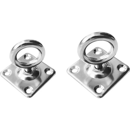 1 Piece Marine Grade 316 Stainless Steel Square Swivel Pad Eye Plate Shade Sails Mounting Fixing Kit 5mm 6mm
