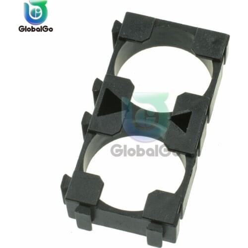 100pcs/Lot 18650 1X2 Cell Lithium Cell Cylindrical Battery Case Holder Bracket DIY Battery Batteries Pack Radiating Shell