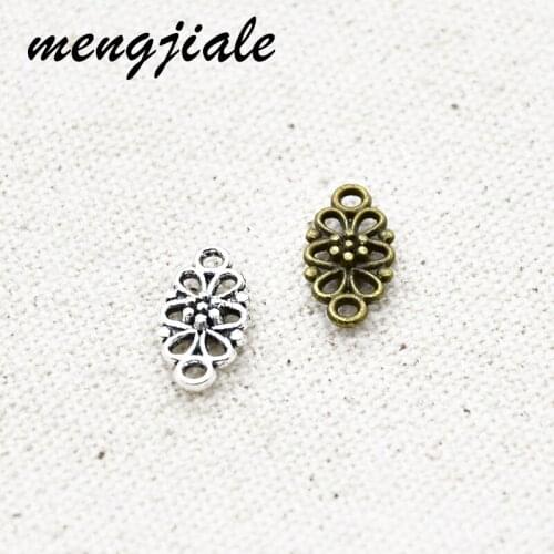 30pcs Vintage Alloy Metal Connector Charms For Jewelry Making Finding Accessories Wholesale