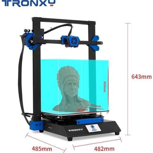 Tronxy Newest XY-3 PRO 3D Printer Ultra Silent Mainboard Titan Extruder Fast Assembly Double Z Motor Glass Plate 300*300 Machine