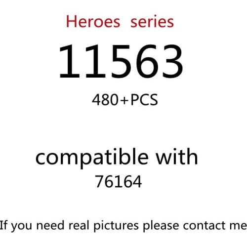 480pcs 11563 Building Block Toy Creative Series 76164 Assembled Building Block Childrens Toy Gifts