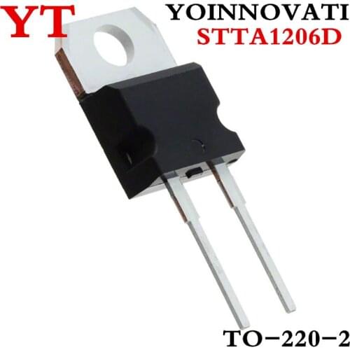 50pcs/lots STTA1206D STTA1206 1206 DIODE GEN PURP 600V 12A TO220AC Best quality