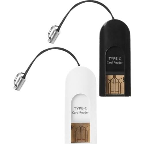 Two In One USB Type C To USB 2.0 Type A Micro SD TF Memory Card Reader Adapter