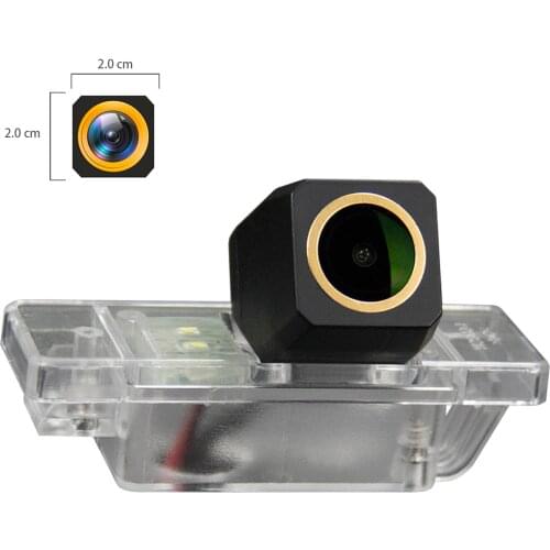 Misayaee Golden HD Car Rear View Reverse Camera Plate Light for Citroen C3 5D HATCHBACK C5 4D Sedan C5 MK1 MK2 Touring