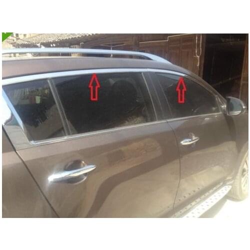 Chrome Window Molding sill trims For KIA sportage 2011