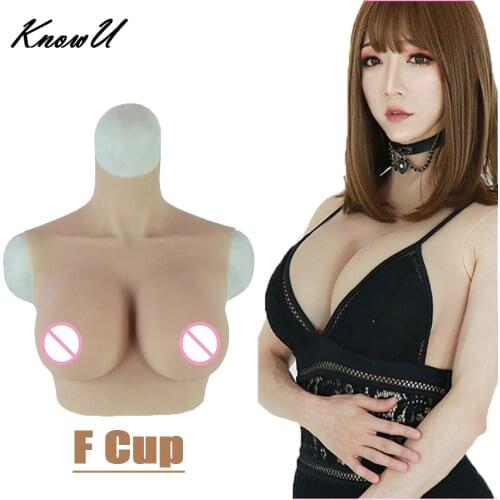 KnowU Shemale Fake Boobs F cup Breast Forms Tranny Transgender Drag Queen