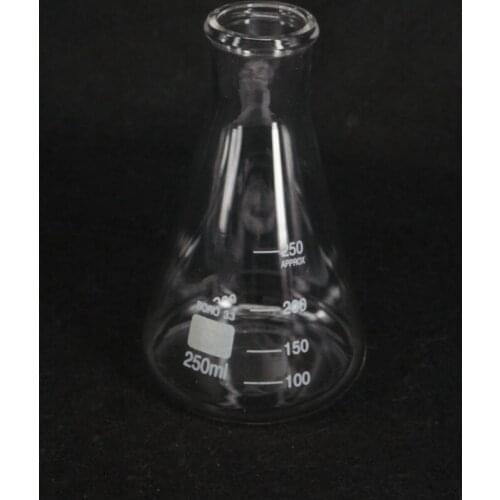 250ML Conical Erlenmeyer Flask G3.3 Borosilicate Glass Lab Supplies