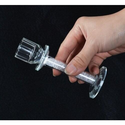 LS Crystal Candlestick Holders Loose Diamands Candle Holder for 20mm Candles