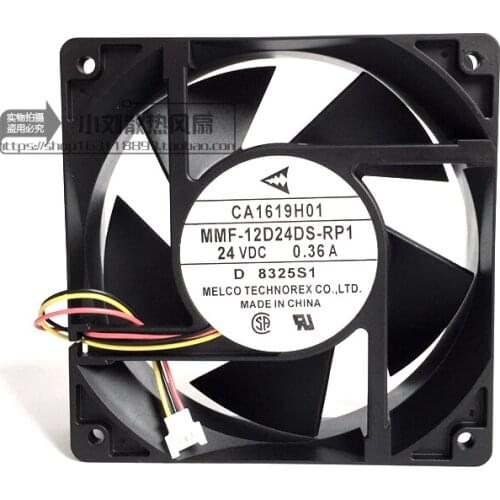 MF-12F24DS-CP1 24 VDC 0.36A 120x120x38mm 3-wire Server Cooling Fan