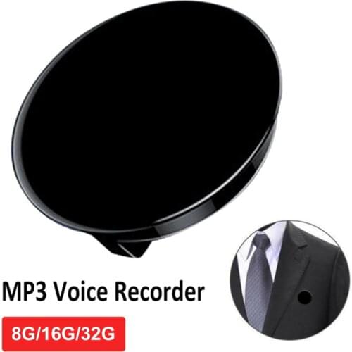 Mini Voice Recorder Badge Medal Audio Children Sound Recording Pen Silent Noise Reduction Digital Voice Recorder