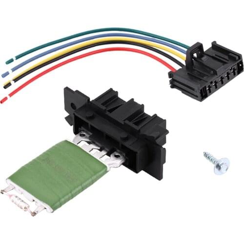 Heater Motor Blower Fan Resistor With Wiring Repair Plug Harness Blower Motor Resistors For Fiat Grande Punto Qubo