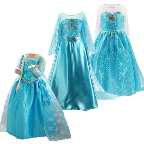 Fancy Girls Dress Cosplay Halloween Costume For Kids Girls Dresses Baby Princess Dress Up Holiday Children Clothing